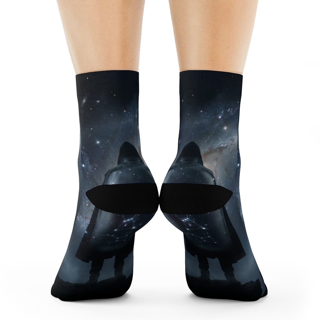 Crew Socks - Cosmic Sentinel Orion Constellation Art |...