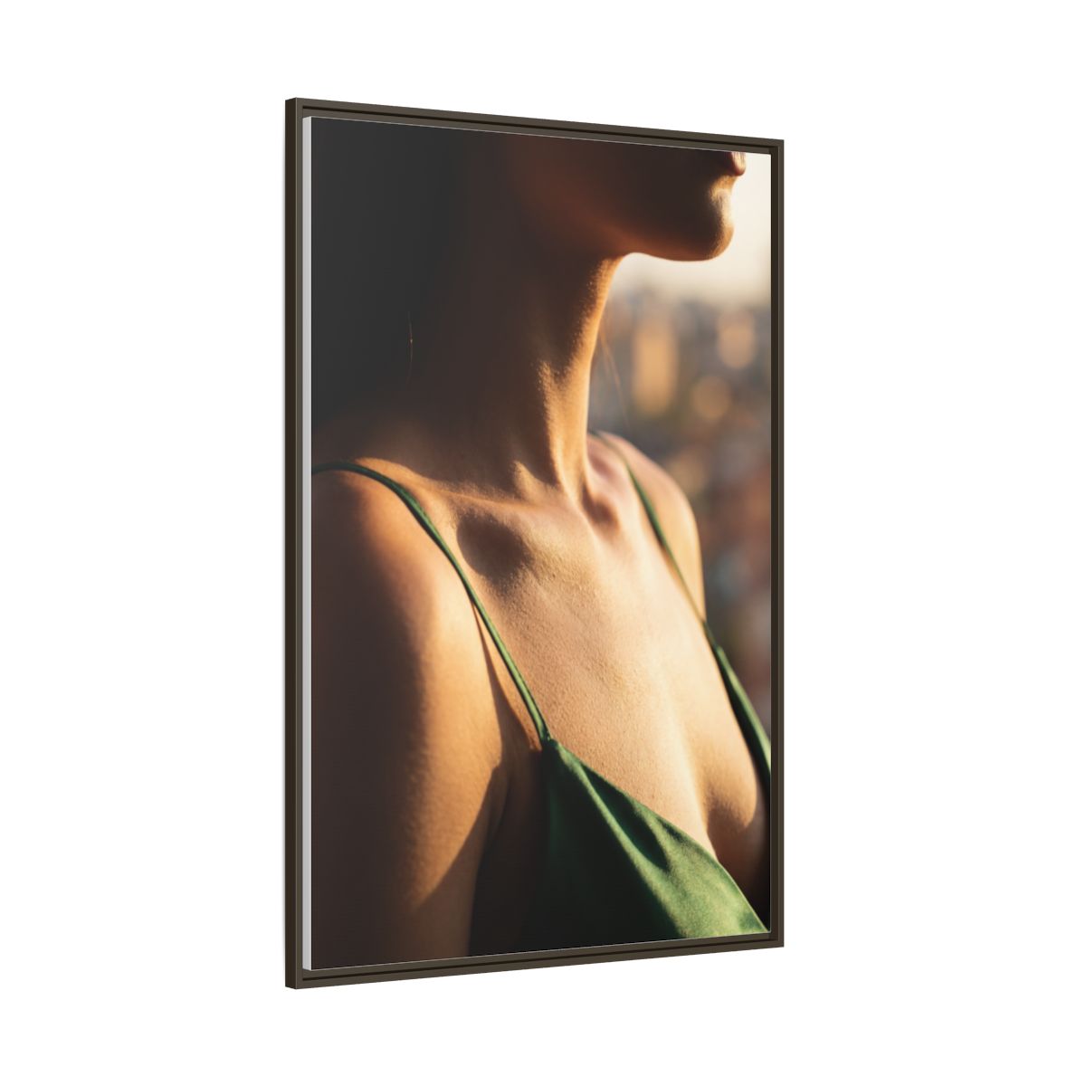 Framed Matte Canvas - Sunlit Muse