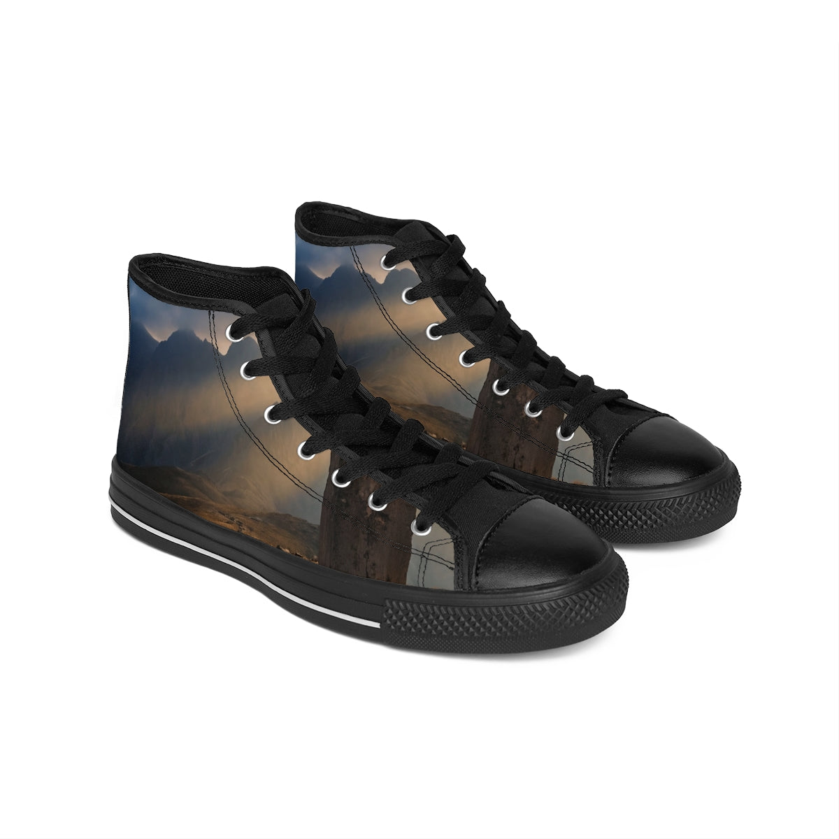 Women's Classic Sneakers - Mystic Monolith Ancient Persian...
