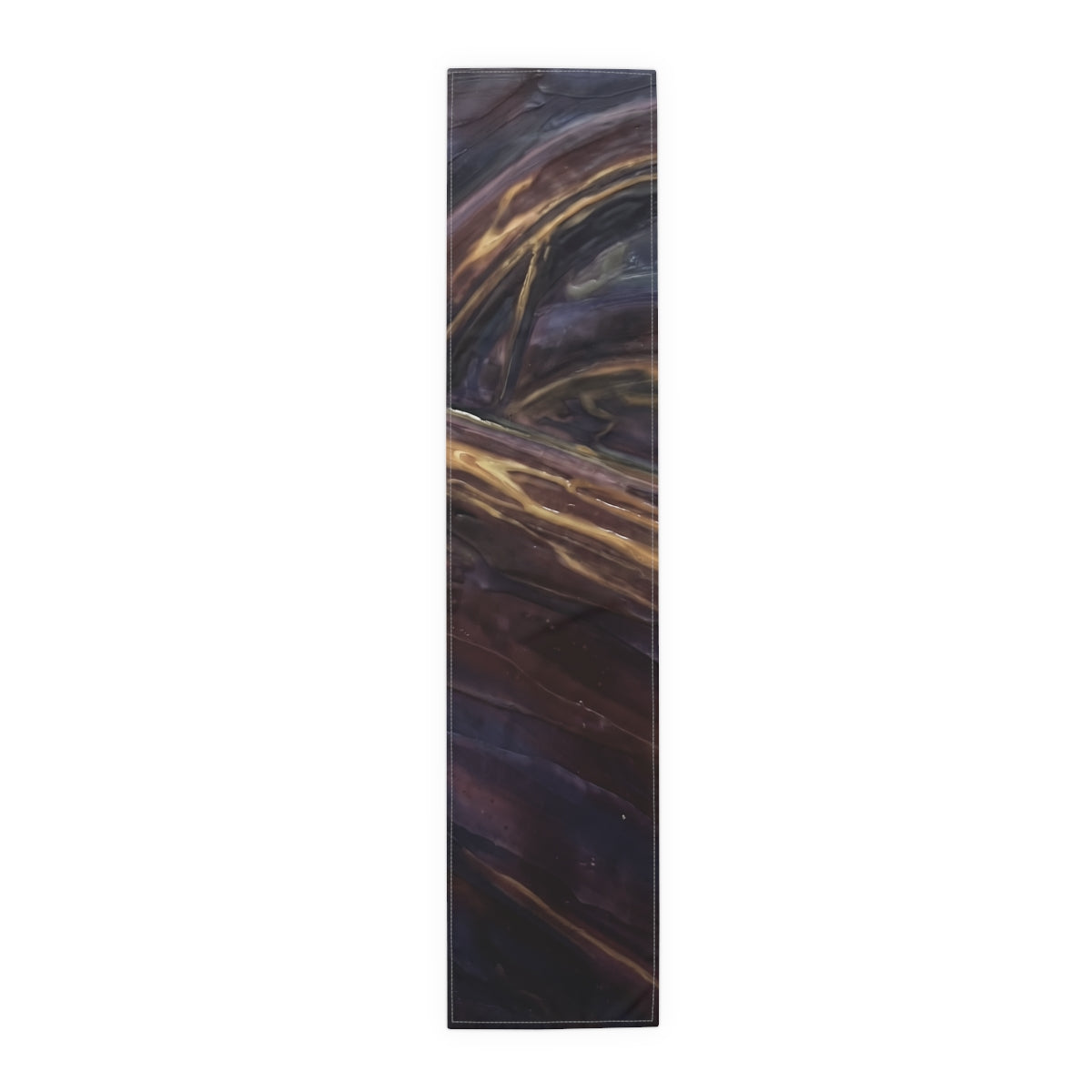 Table Runner - Midnight Glare Abstract | Echovira Gallery