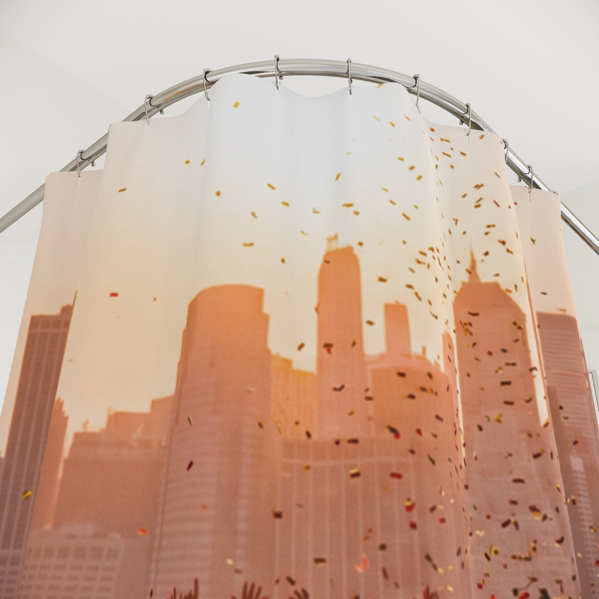 Shower Curtain - City Lights Festival | Echovira Gallery