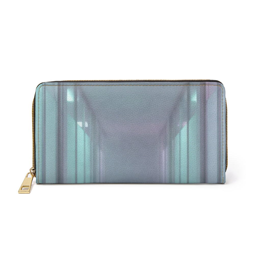 Zipper Wallet - Liminal Corridor Fog Art Print | Echovira...