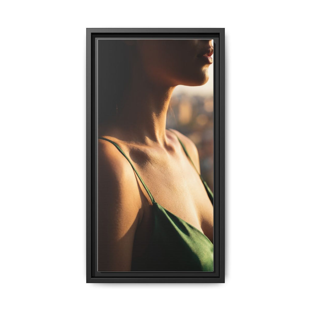 Framed Matte Canvas - Sunlit Muse
