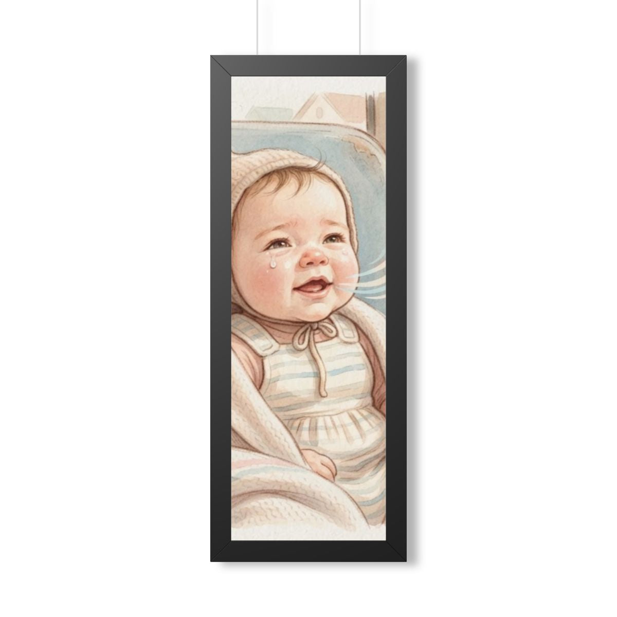 Framed Vertical Poster - Sweet Baby — Black (11×14, 12×16......