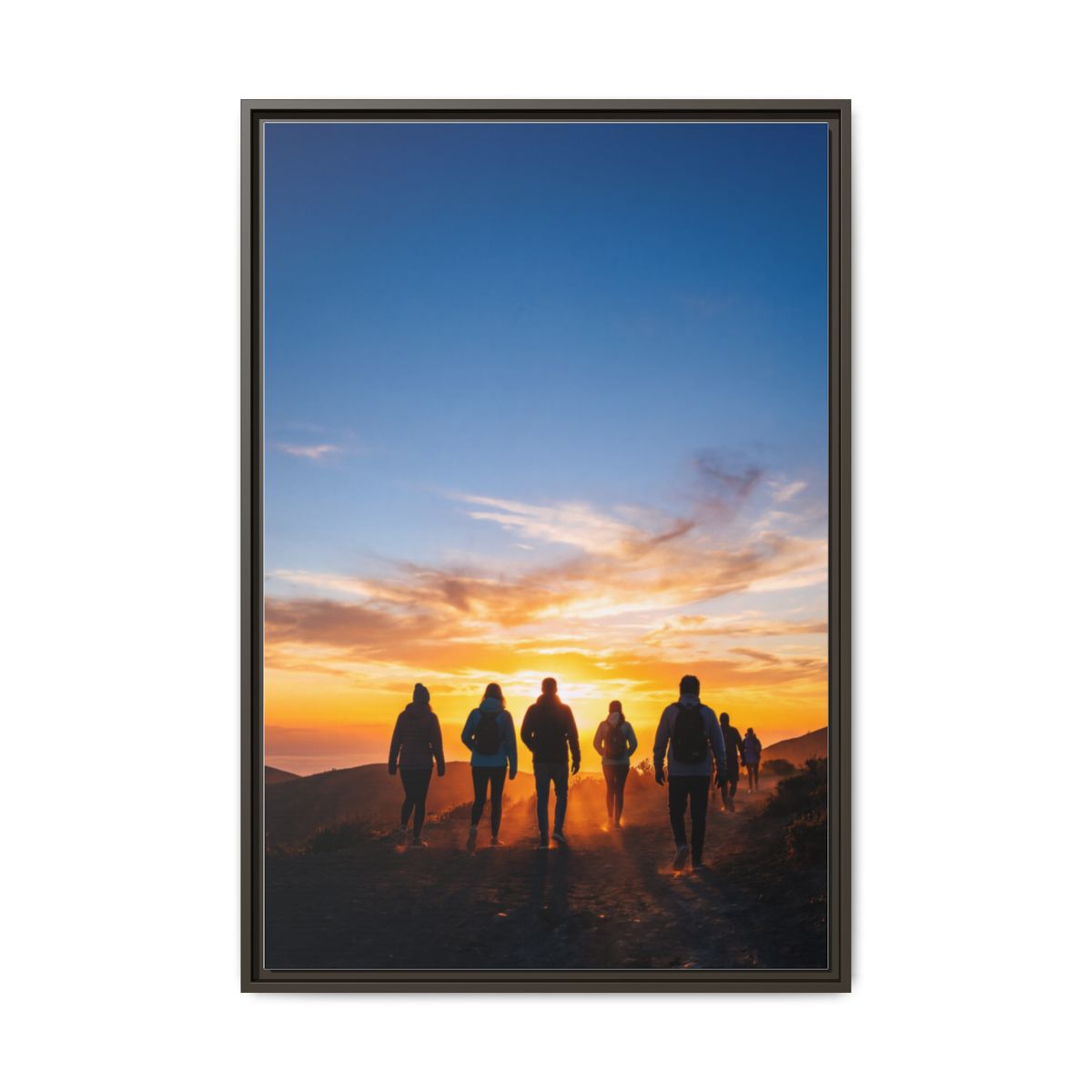 Matte Canvas, Framed - Epic Dawn Trek