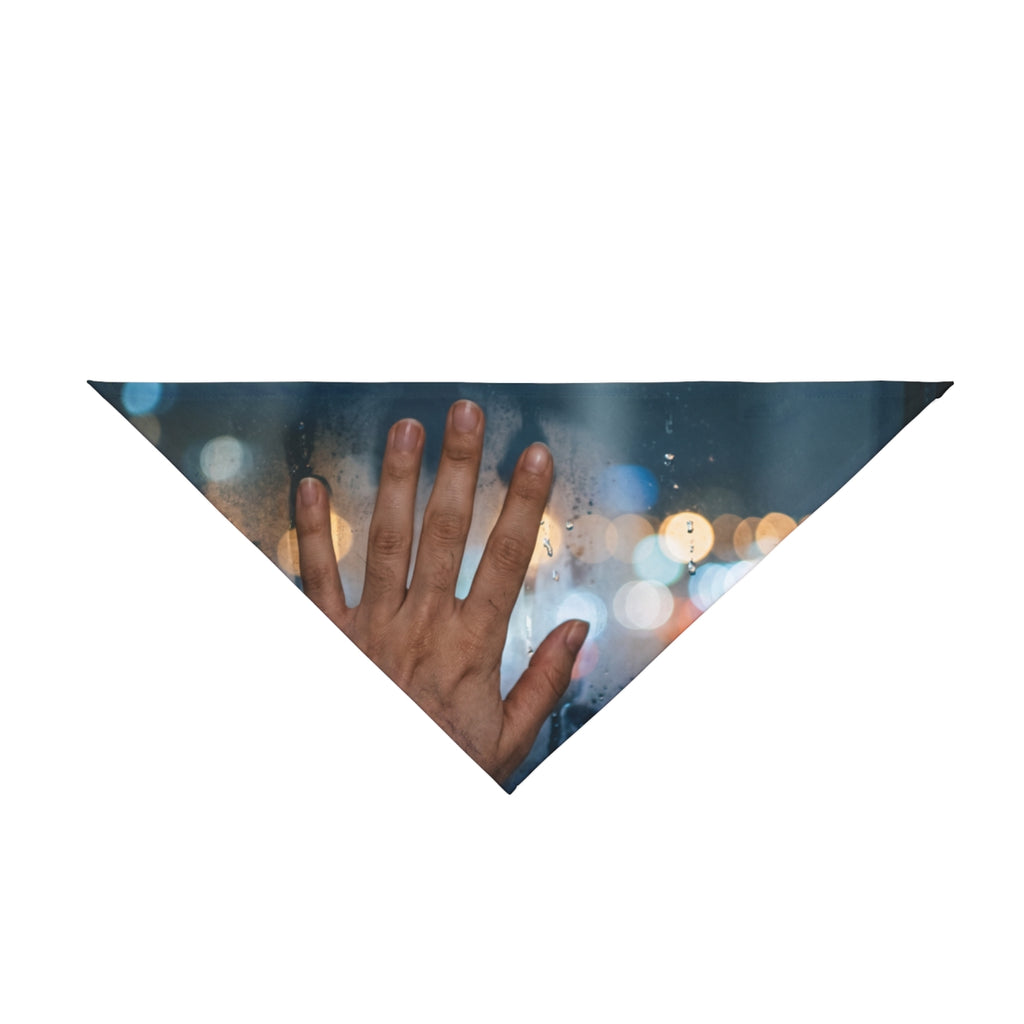 Rainy City Window Pet Bandana