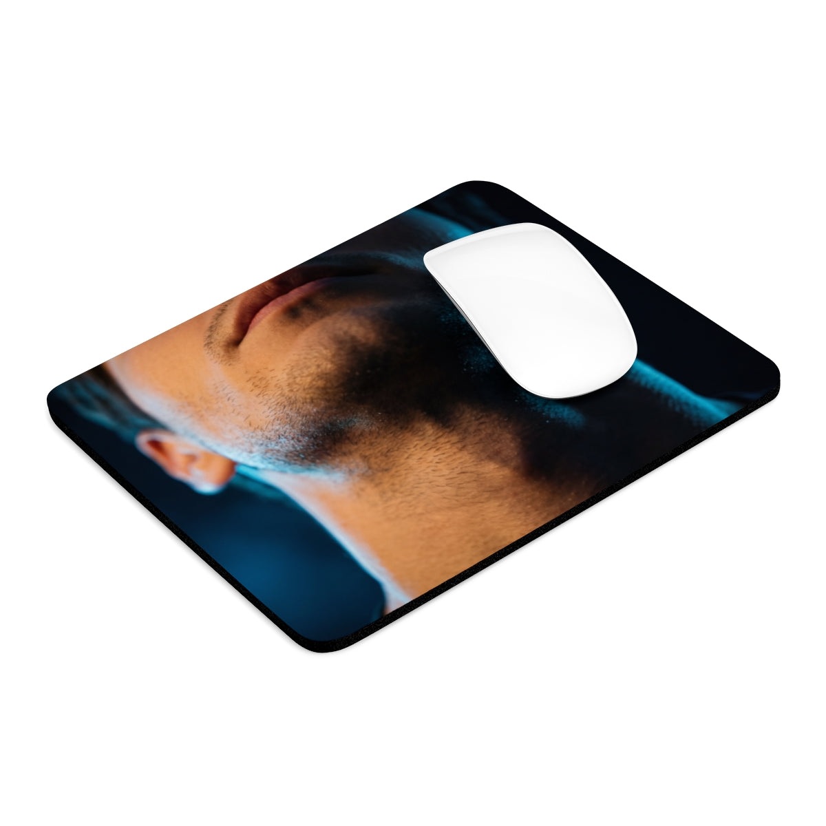 Mouse Pad - Neon Edge Workstation