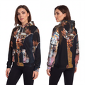 Fashion Hoodie - Midnight Protocol - Cinematic Cyberpunk Art...