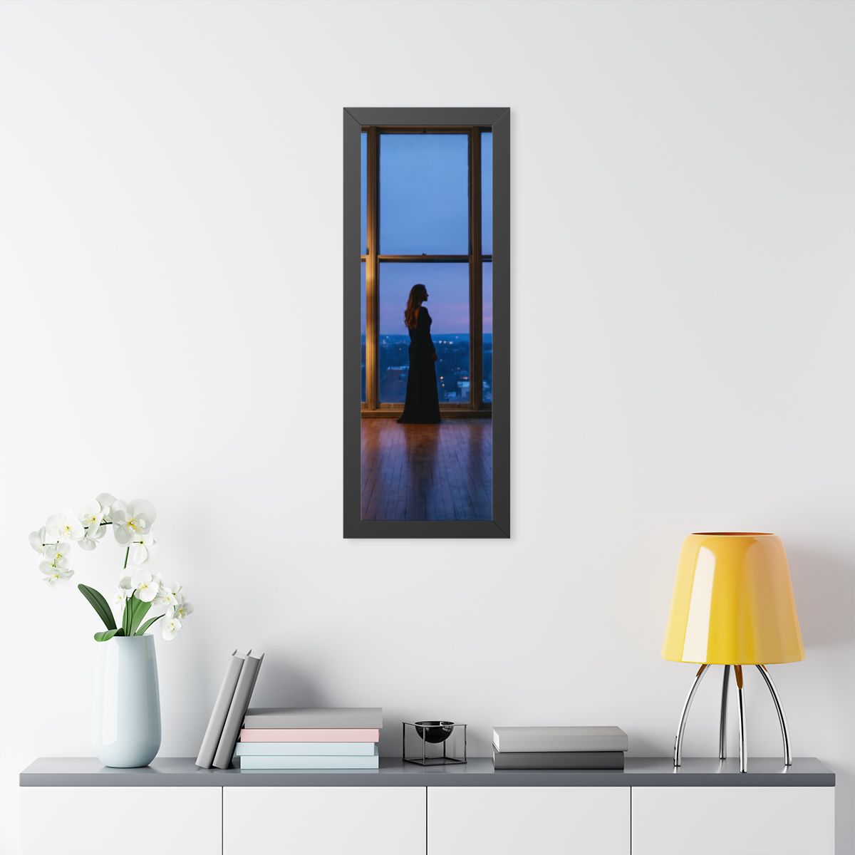 Framed Vertical Poster - Twilight Solitude — Black (11×14......