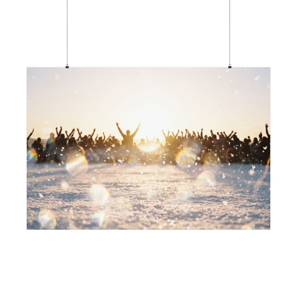 Matte Horizontal Poster - Sunset Horizon Expanse (10×8 &......