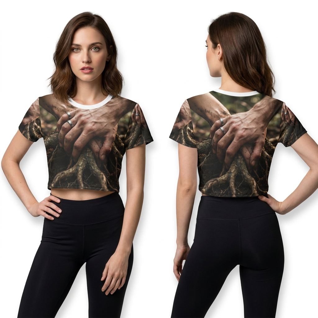 Forest Roots Crop Tee