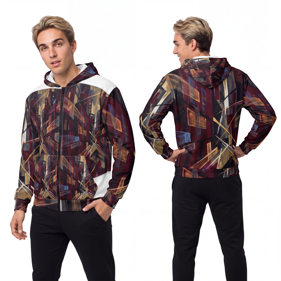 Men's Zip Hoodie - Urban Perspective