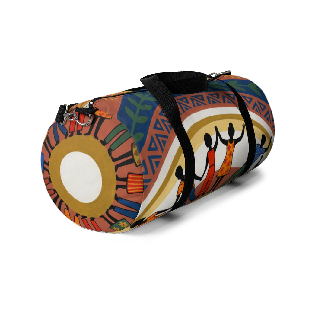 Duffel Bag - Unity Mandala Folk Art | Echovira Gallery