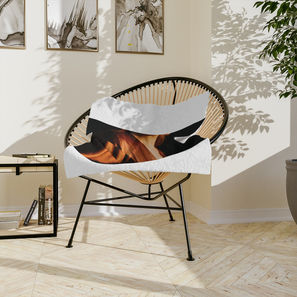 Microfiber Blanket - Satin Sunset Glow | Echovira Gallery