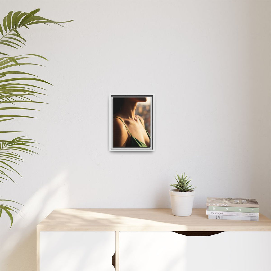 Framed Matte Canvas - Sunlit Muse