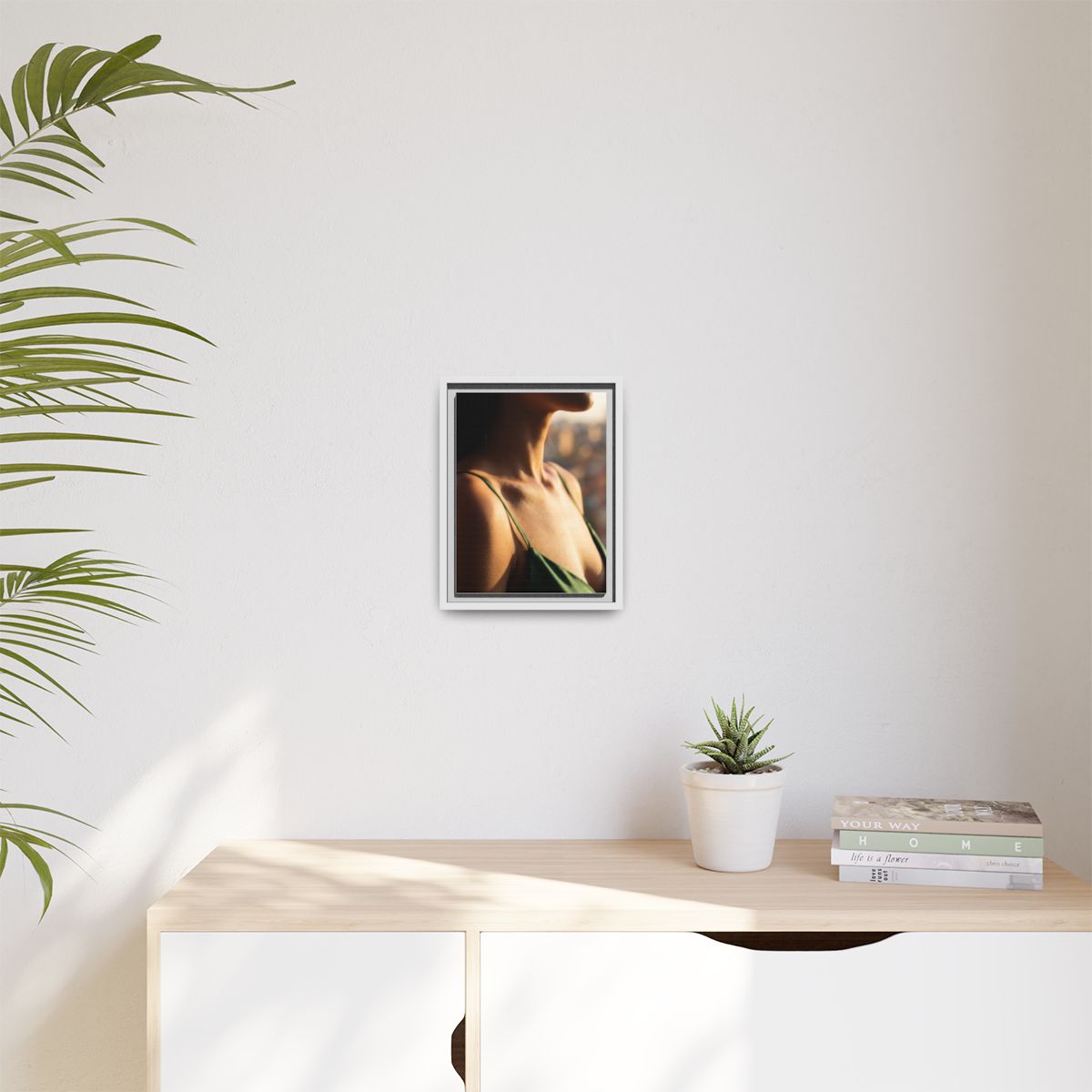 Framed Matte Canvas - Sunlit Muse