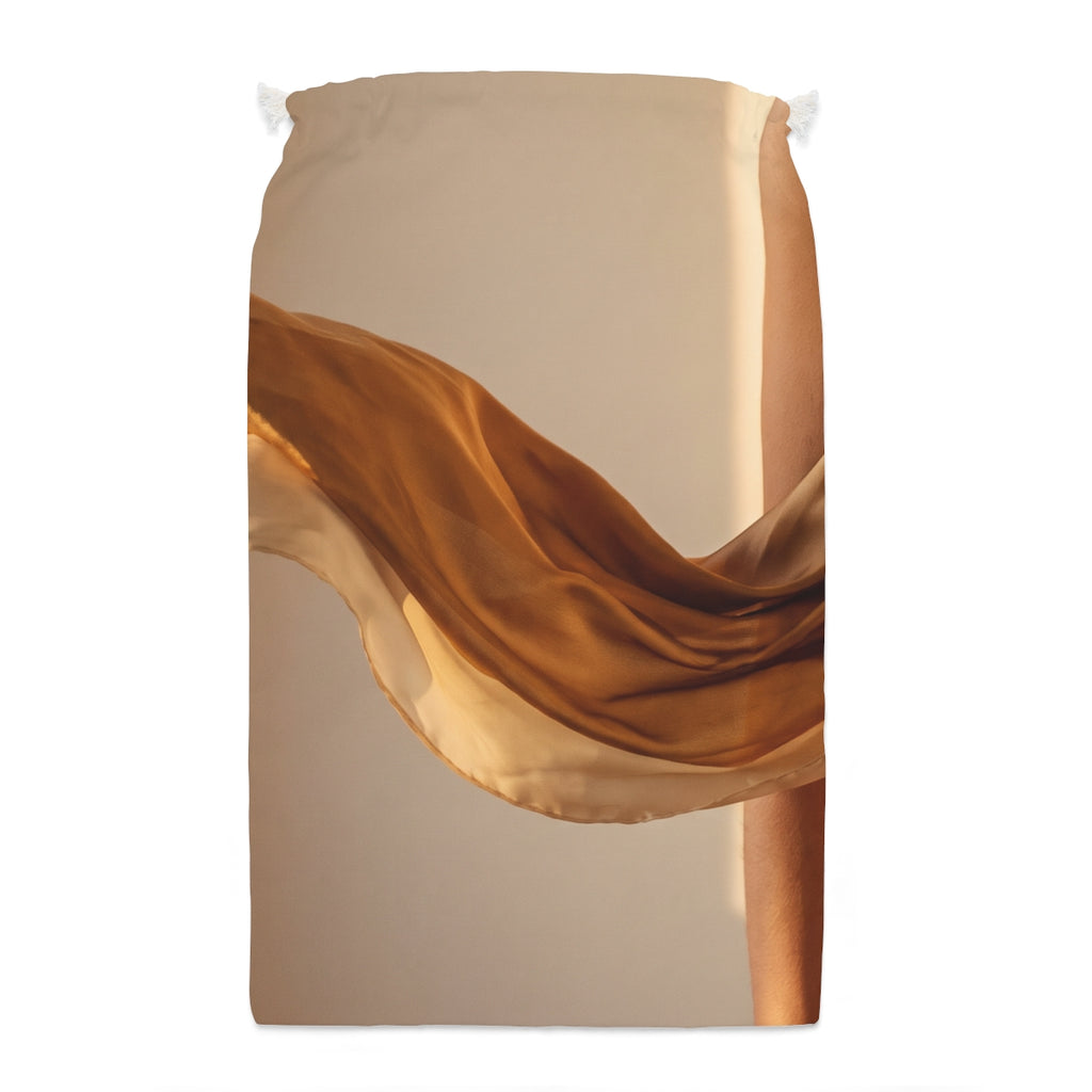 Sack - Golden Silk Radiance Art Piece | Echovira Gallery