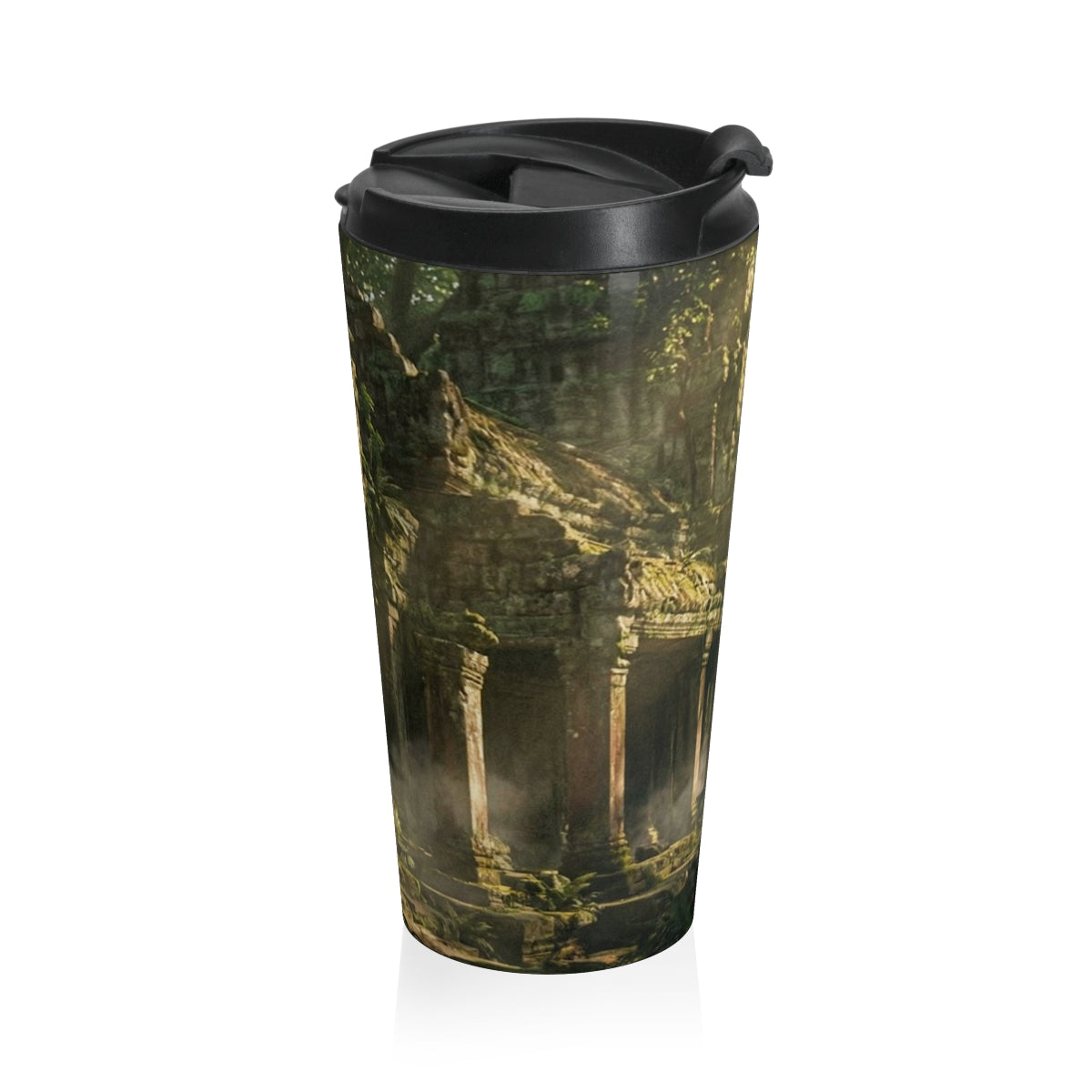 Stainless Steel Travel Mug - Temple Mist | Echovira Gallery