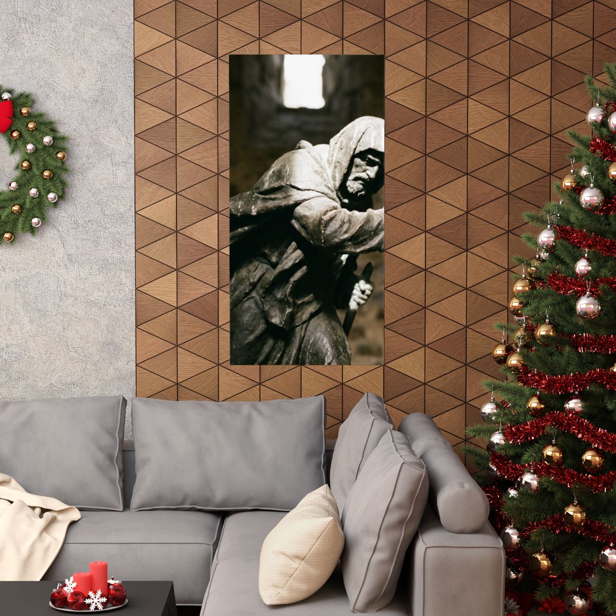 Matte Vertical Poster - Mystic Pilgrim (8×10 & 36×54) |...