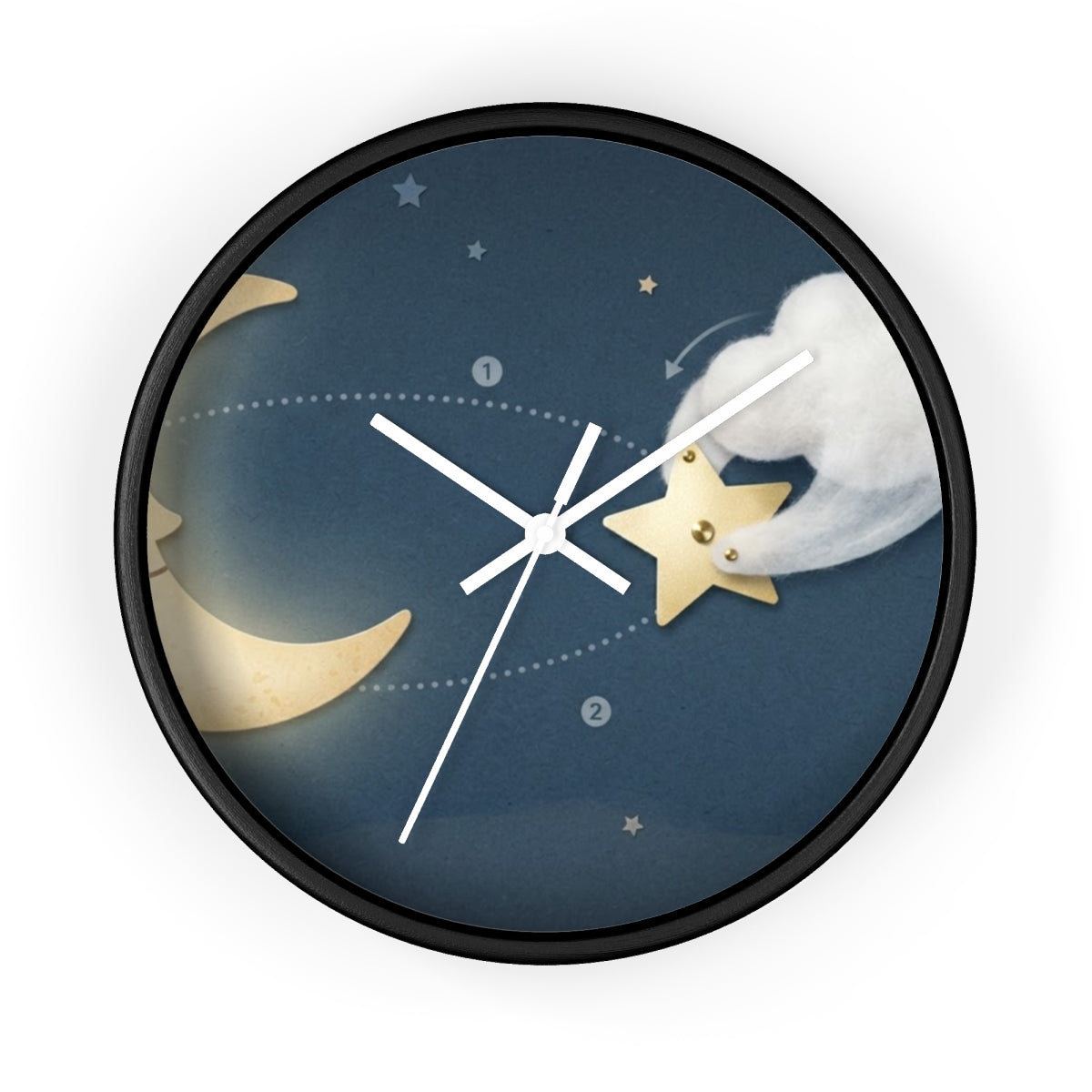 Wall Clock - Bedtime Orbit Story Clock | Echovira Gallery
