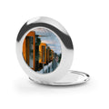 Compact Travel Mirror - Twilight Walkway | Echovira Gallery