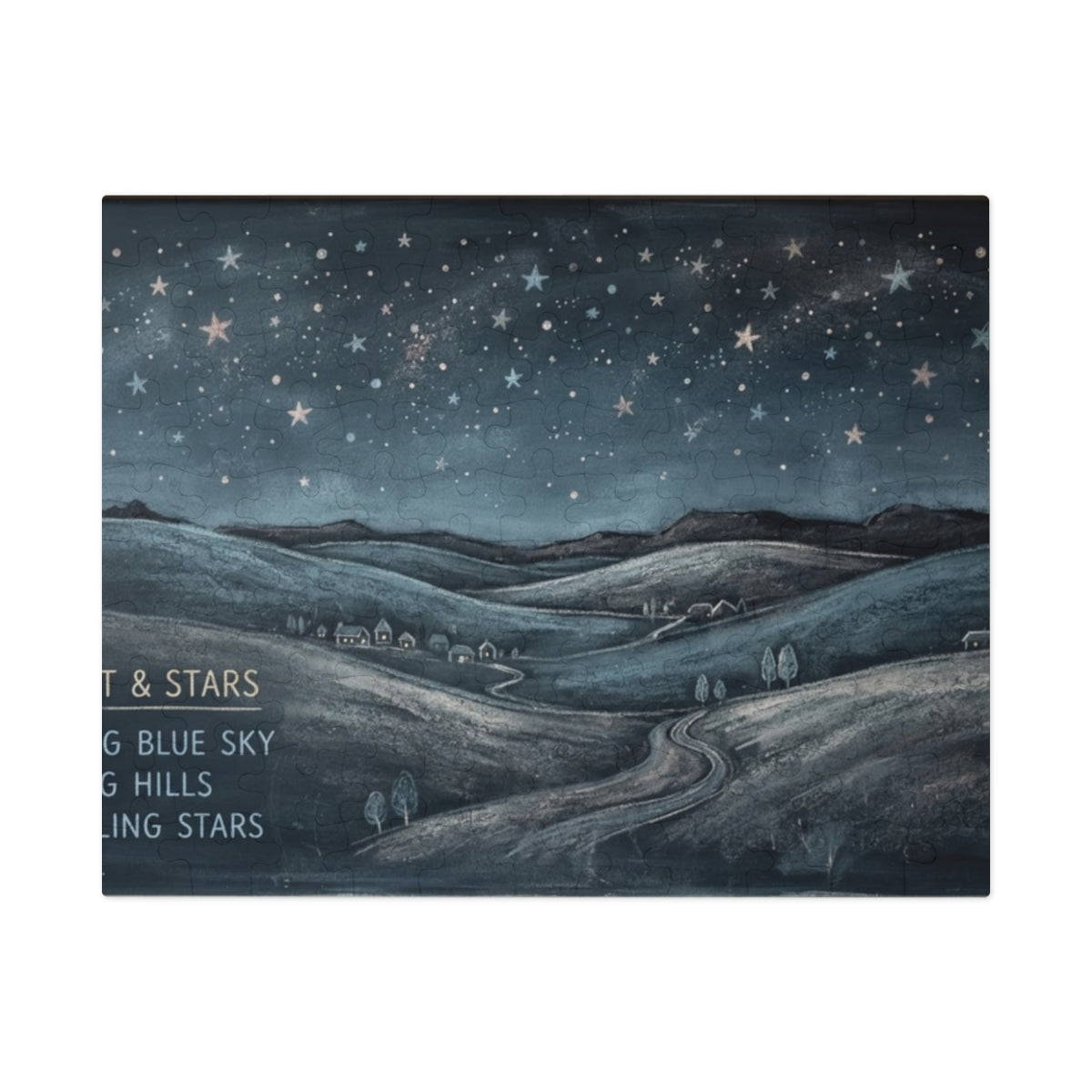 Jigsaw Puzzle with Tin - Twilight Hills Night (30, 110, 252...