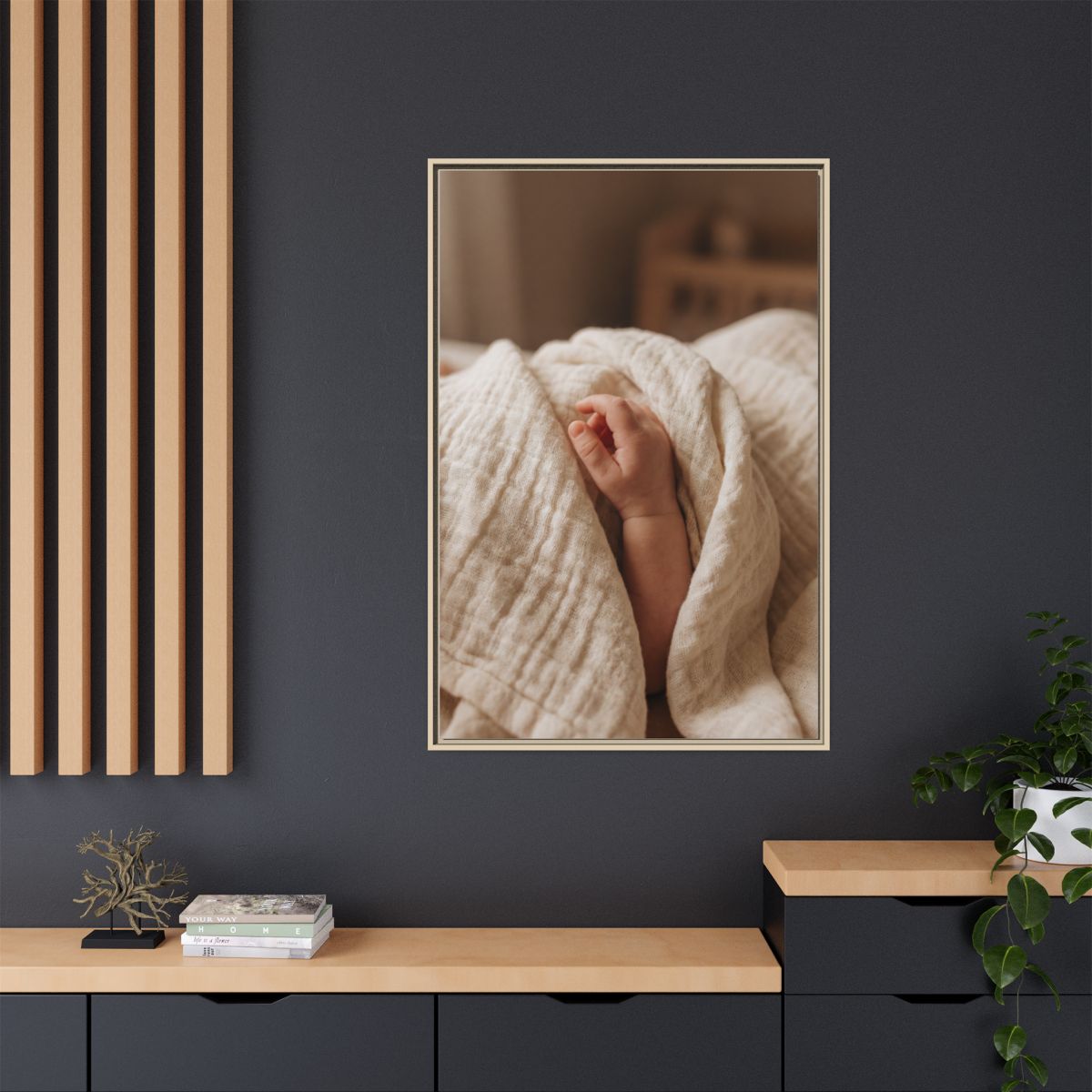 Framed Matte Canvas - Gentle Focal Point