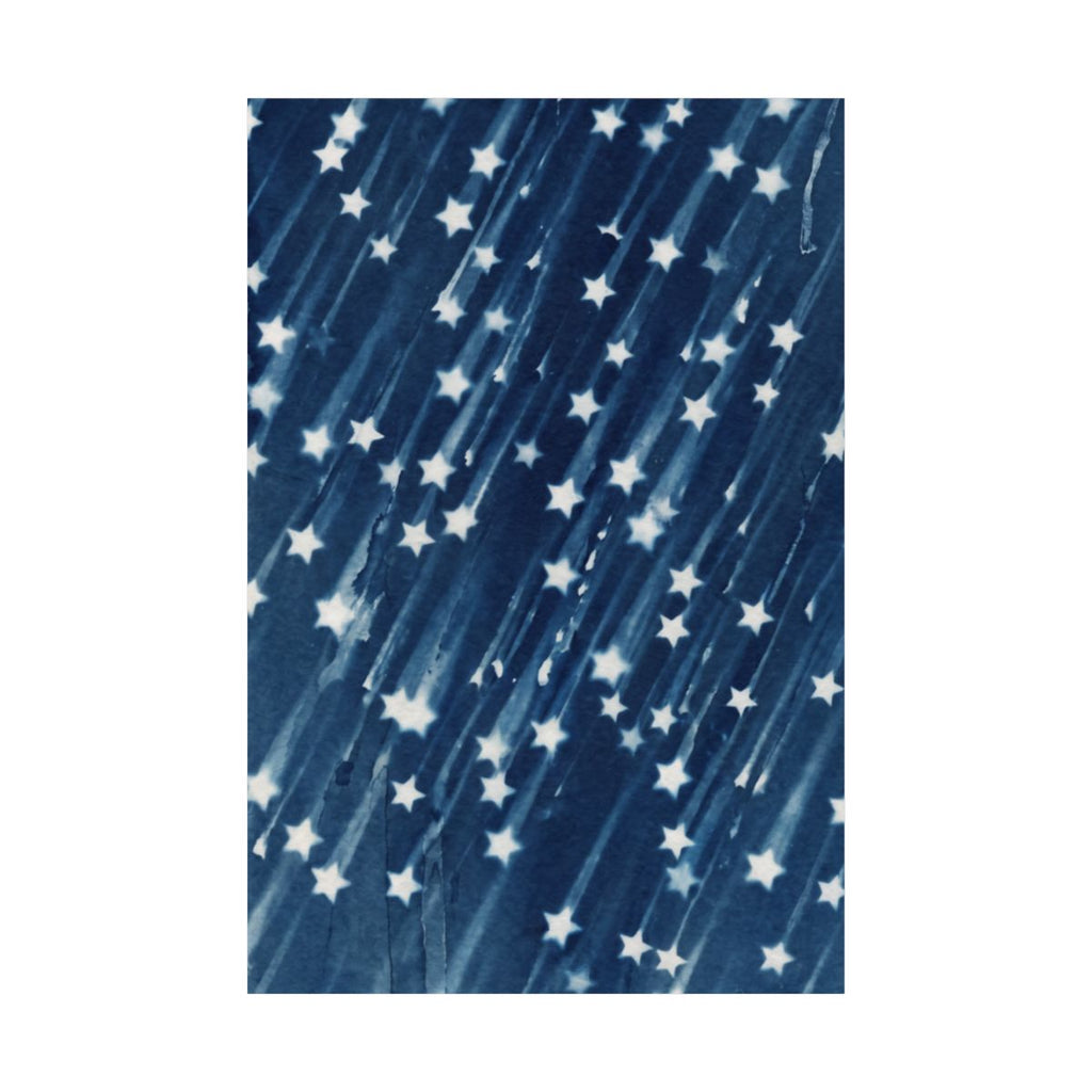 Matte Vertical Poster - Celestial Star Shower (8×10 & 36×54)...