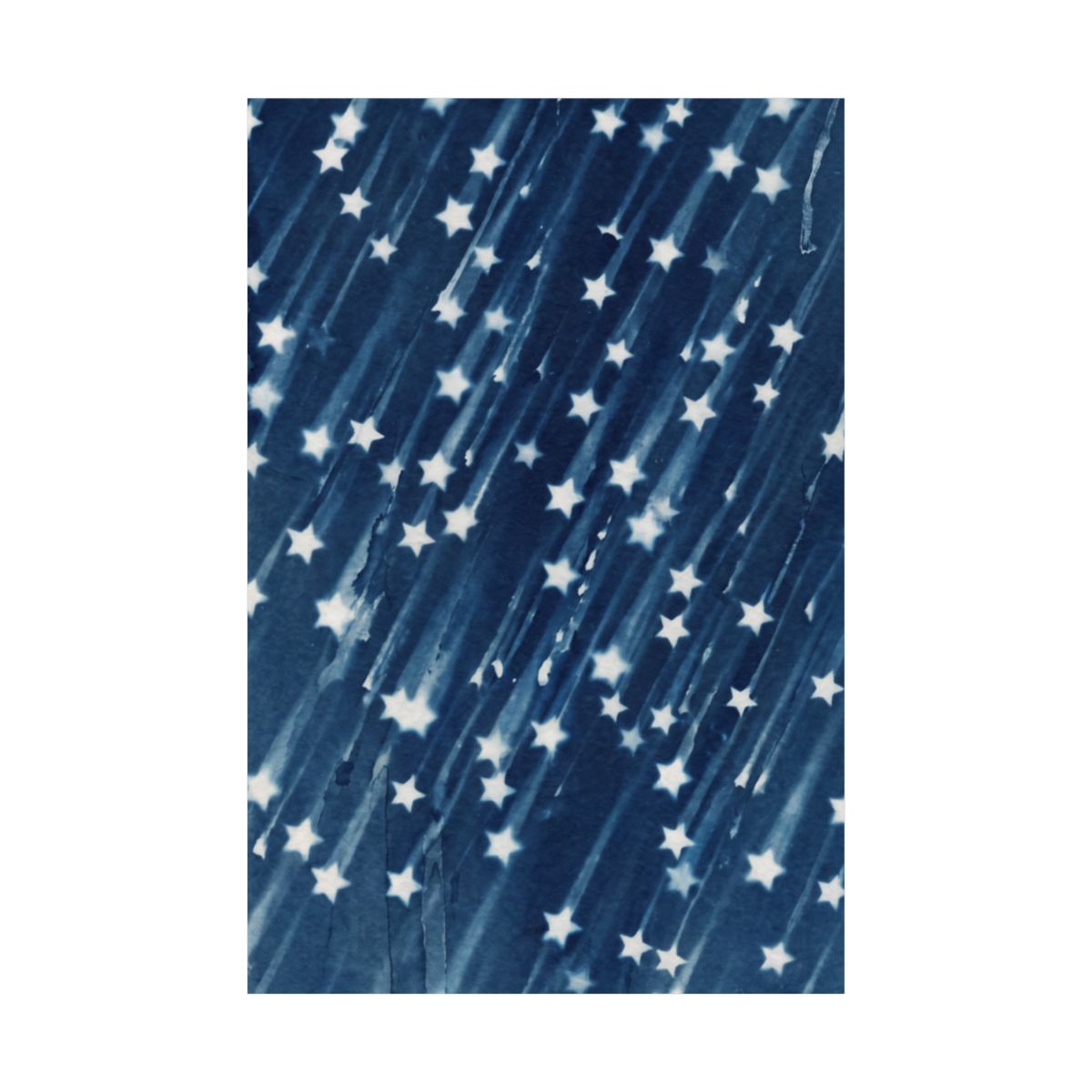 Matte Vertical Poster - Celestial Star Shower (8×10 & 36×54)...