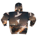 Unisex Zip Hoodie - Midnight City Silhouette | Echovira...