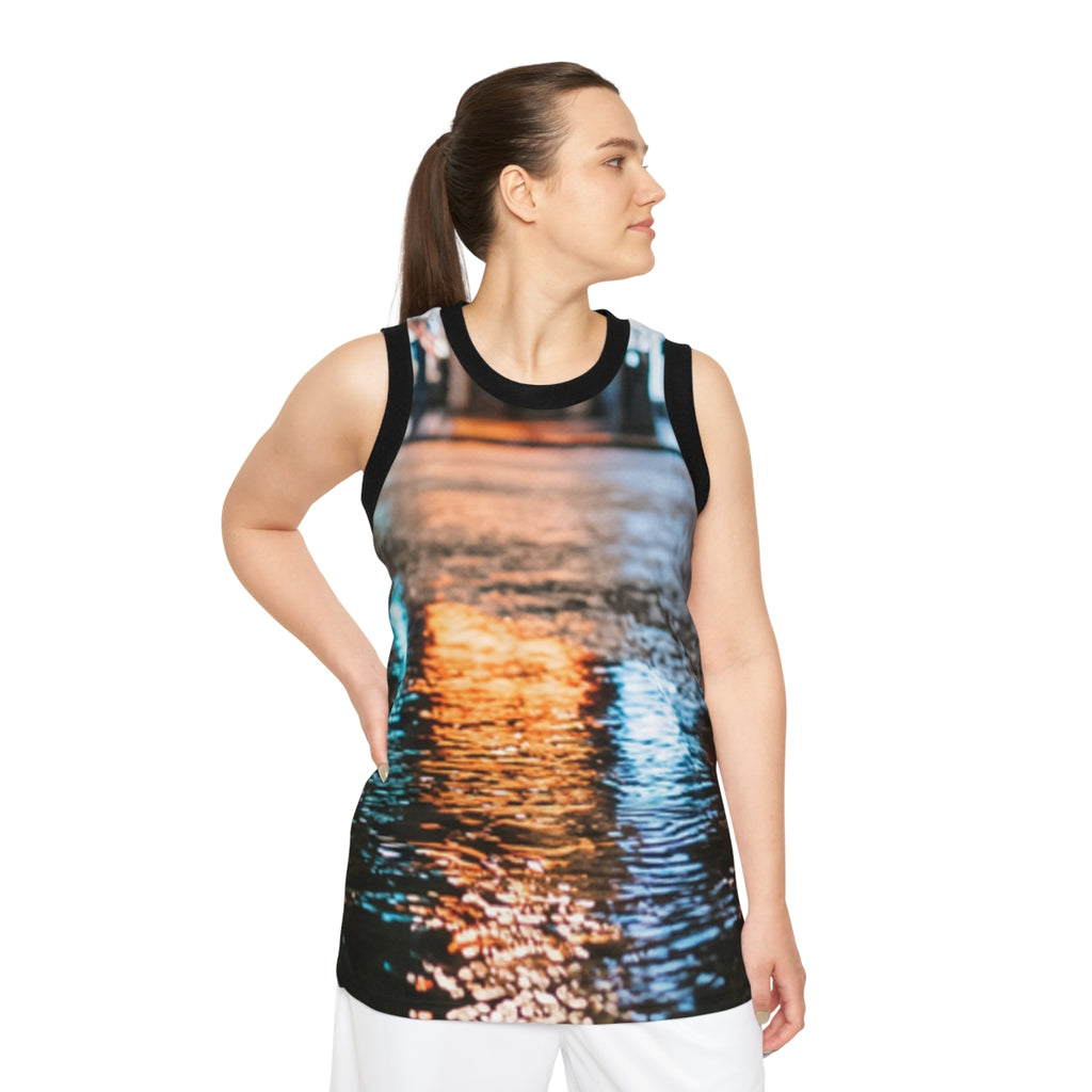 Basketball Jersey - Neon Asphalt Sport | Echovira Gallery