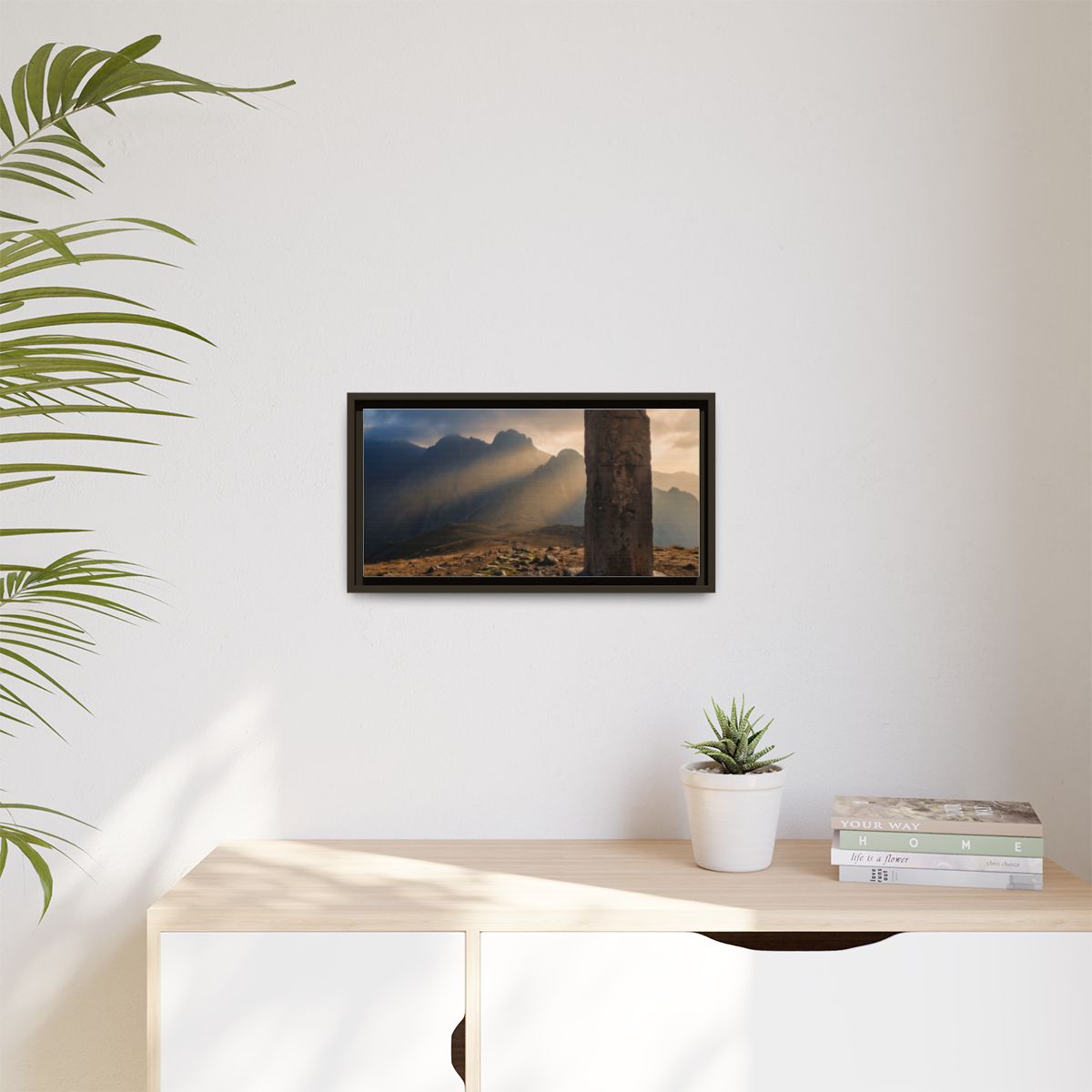 Matte Canvas, Framed - Mystic Monolith Ancient Persian... |...