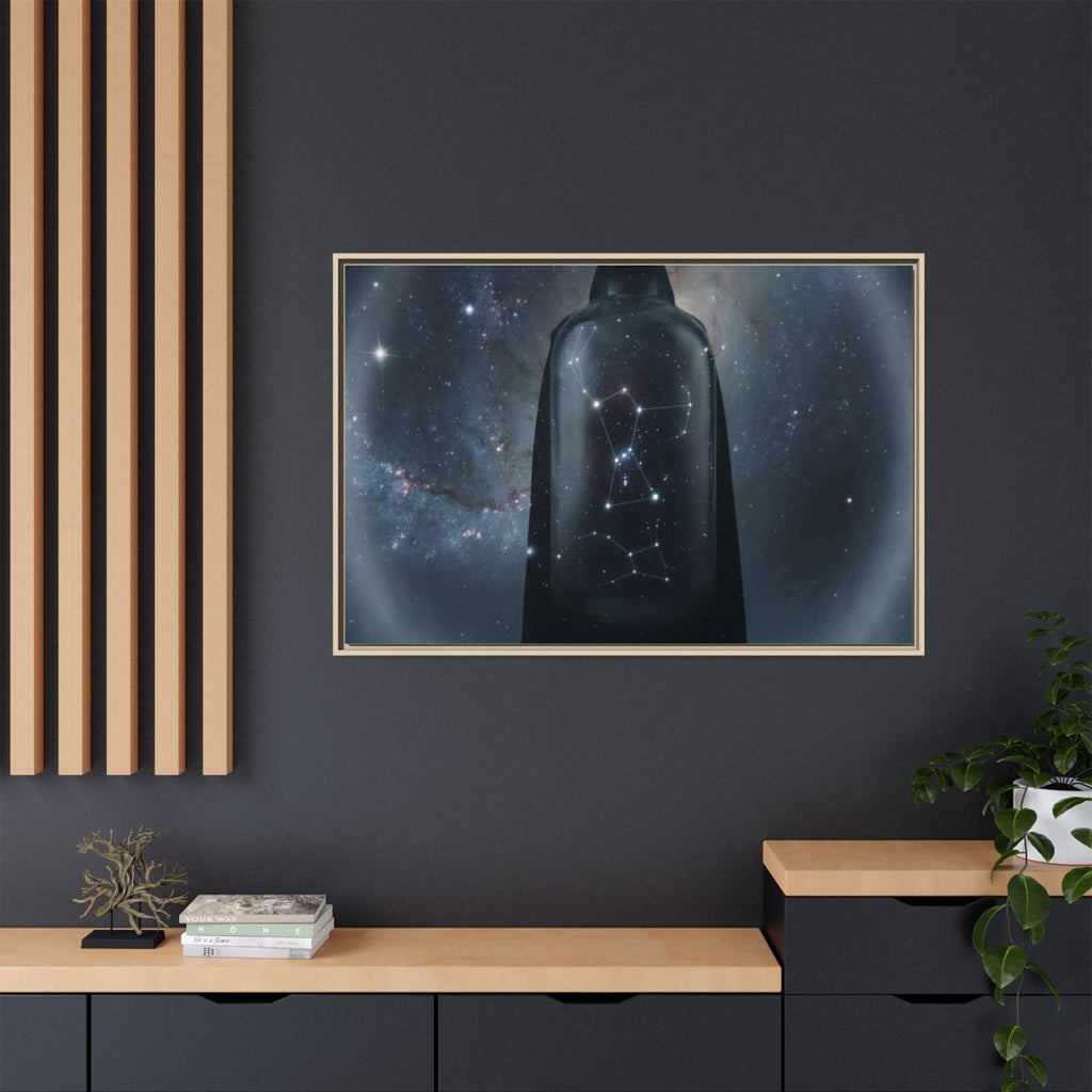 Framed Matte Canvas - Cosmic Sentinel — Natural / 1.25"... |...