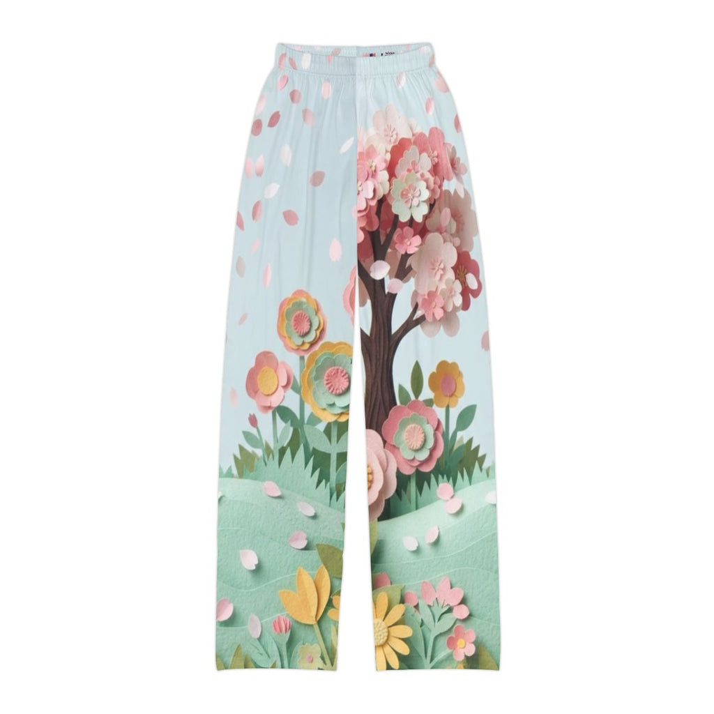 Kids Lounge Pants - Blossom Meadow Dreams | Echovira Gallery