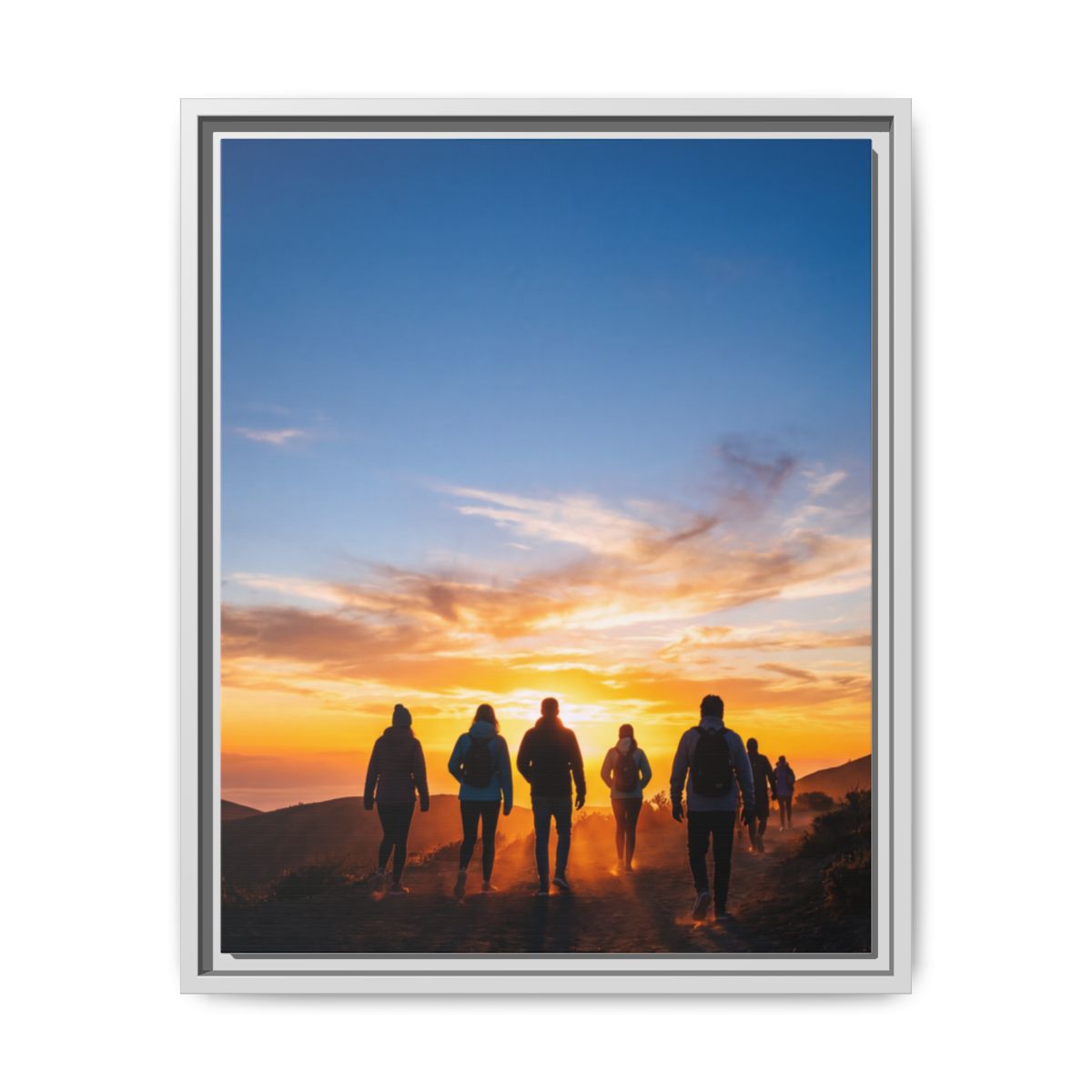 Matte Canvas, Framed - Epic Dawn Trek