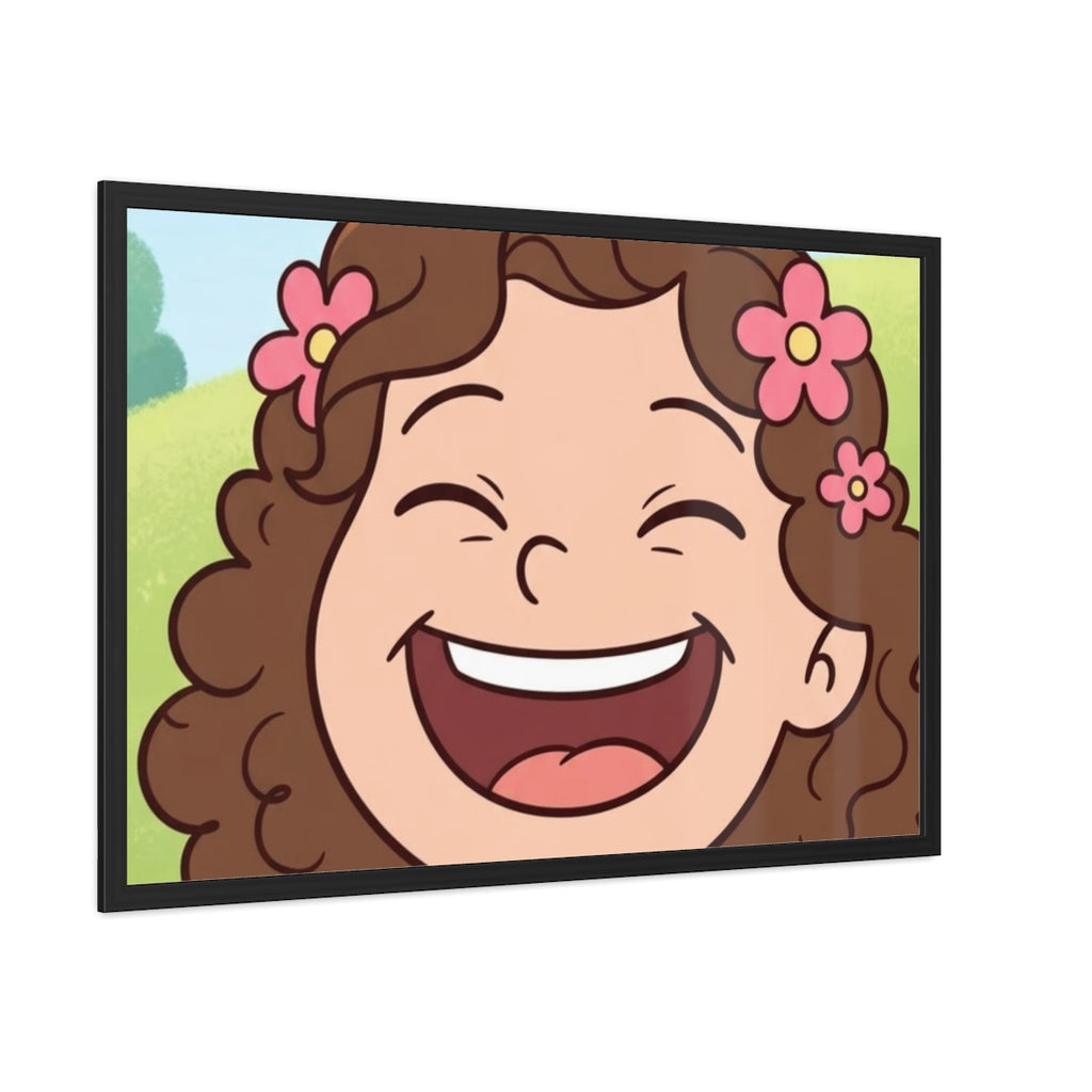 Framed Posters - Paisley Laugh 100% Joy Cartoon Art —... |...
