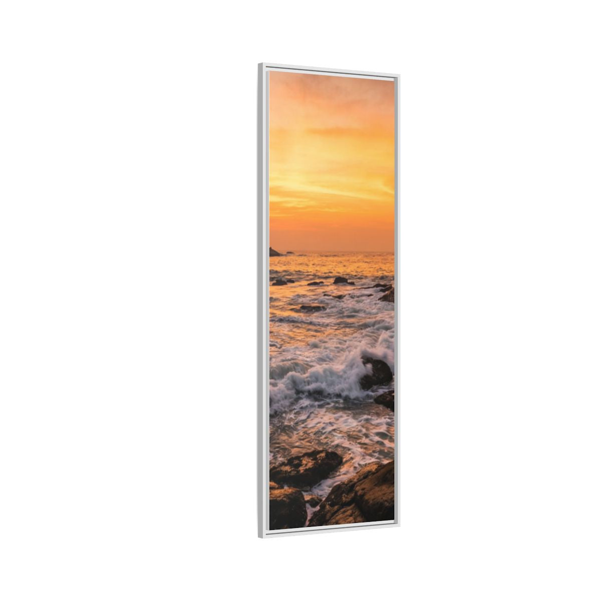 Framed Matte Canvas - Majestic Golden Coast