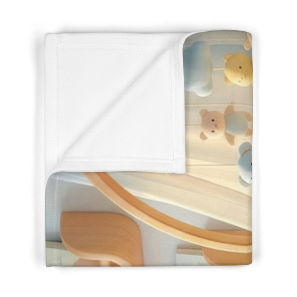 Soft Fleece Baby Blanket - Dreamy Serene Nursery Art |...