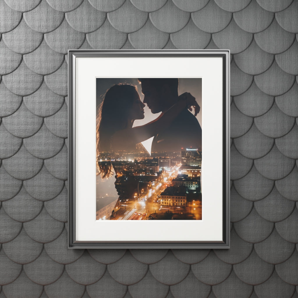 Framed Fine Art Print - Metropolitan Lovers (11×14 & 16×20)...