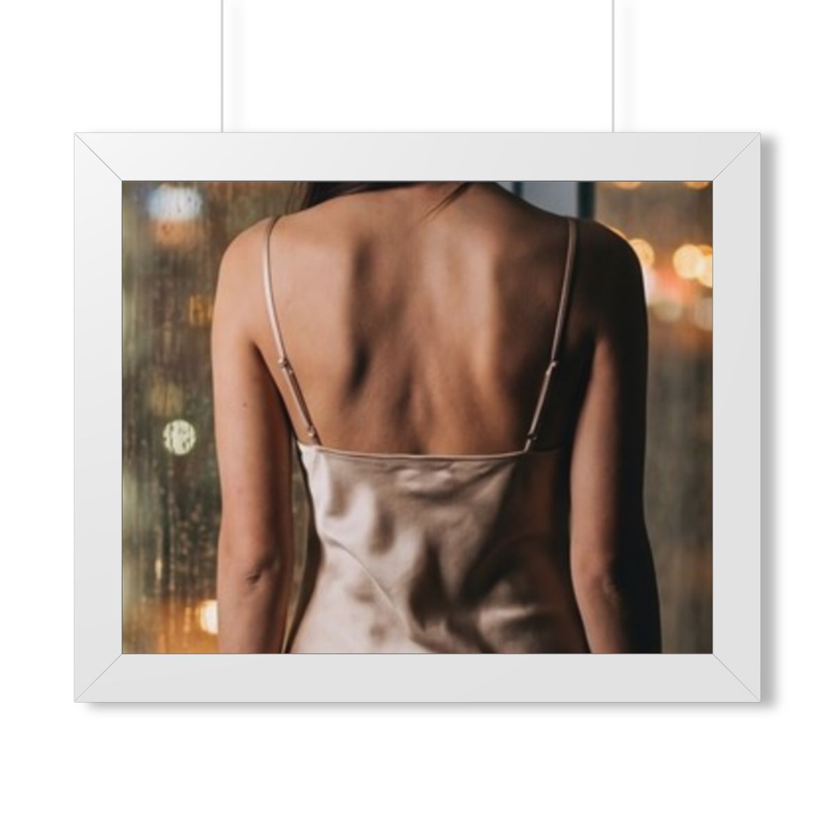 Framed Horizontal Poster - Golden Rainscape (14×11, 16×12......