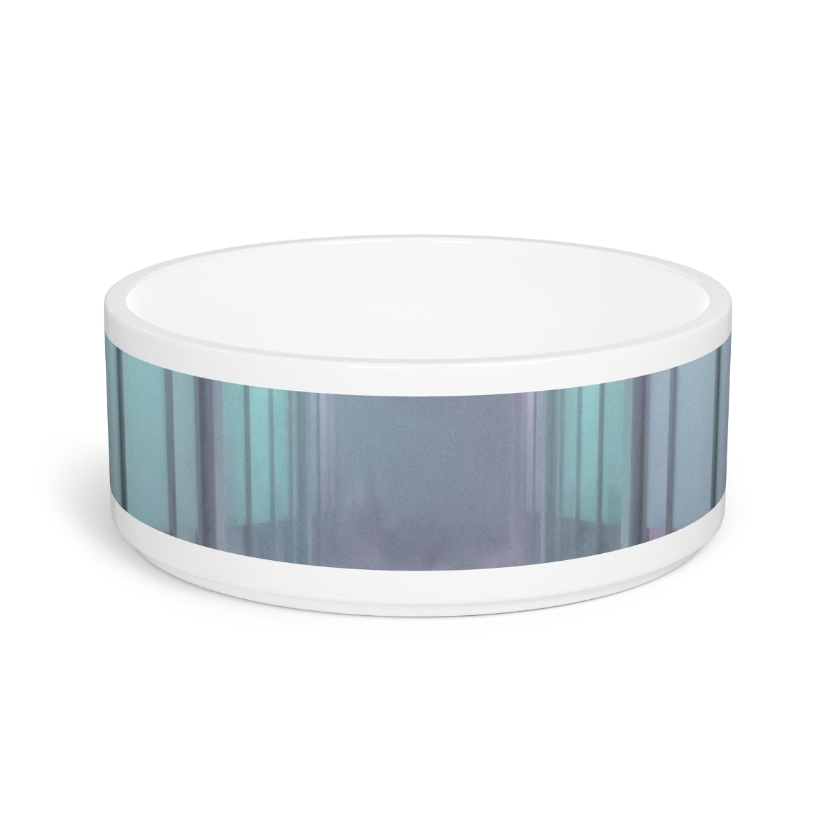Pet Bowl - Liminal Corridor Fog Art Print | Echovira Gallery