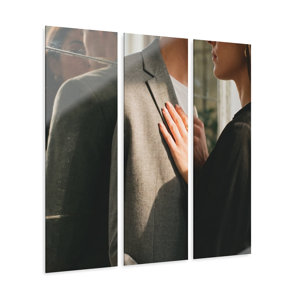 Acrylic Prints - Silent Promises - Elegant Cinematic Romance...