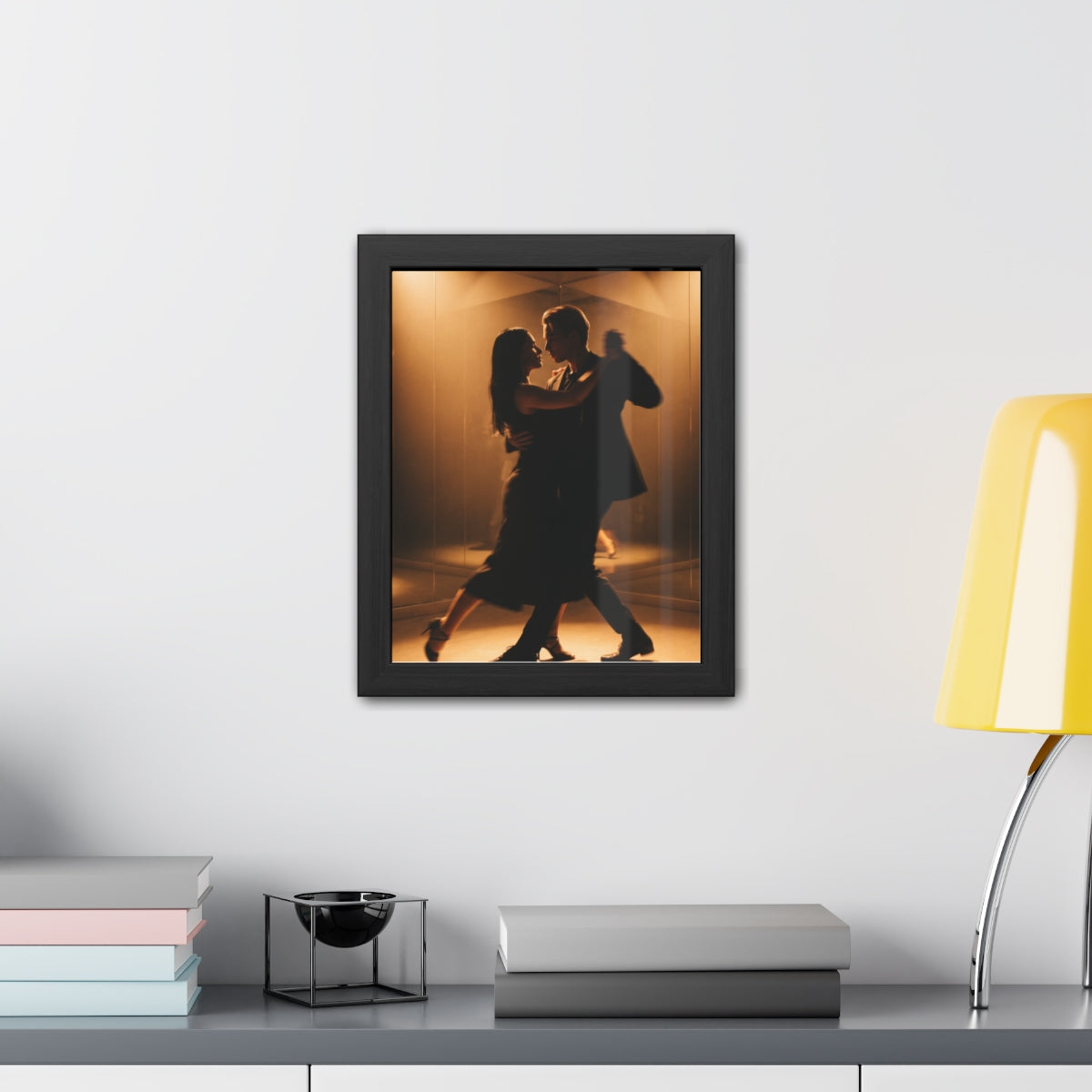 Golden Hour Tango Framed Poster — Portrait (8×12, 9×11... |...
