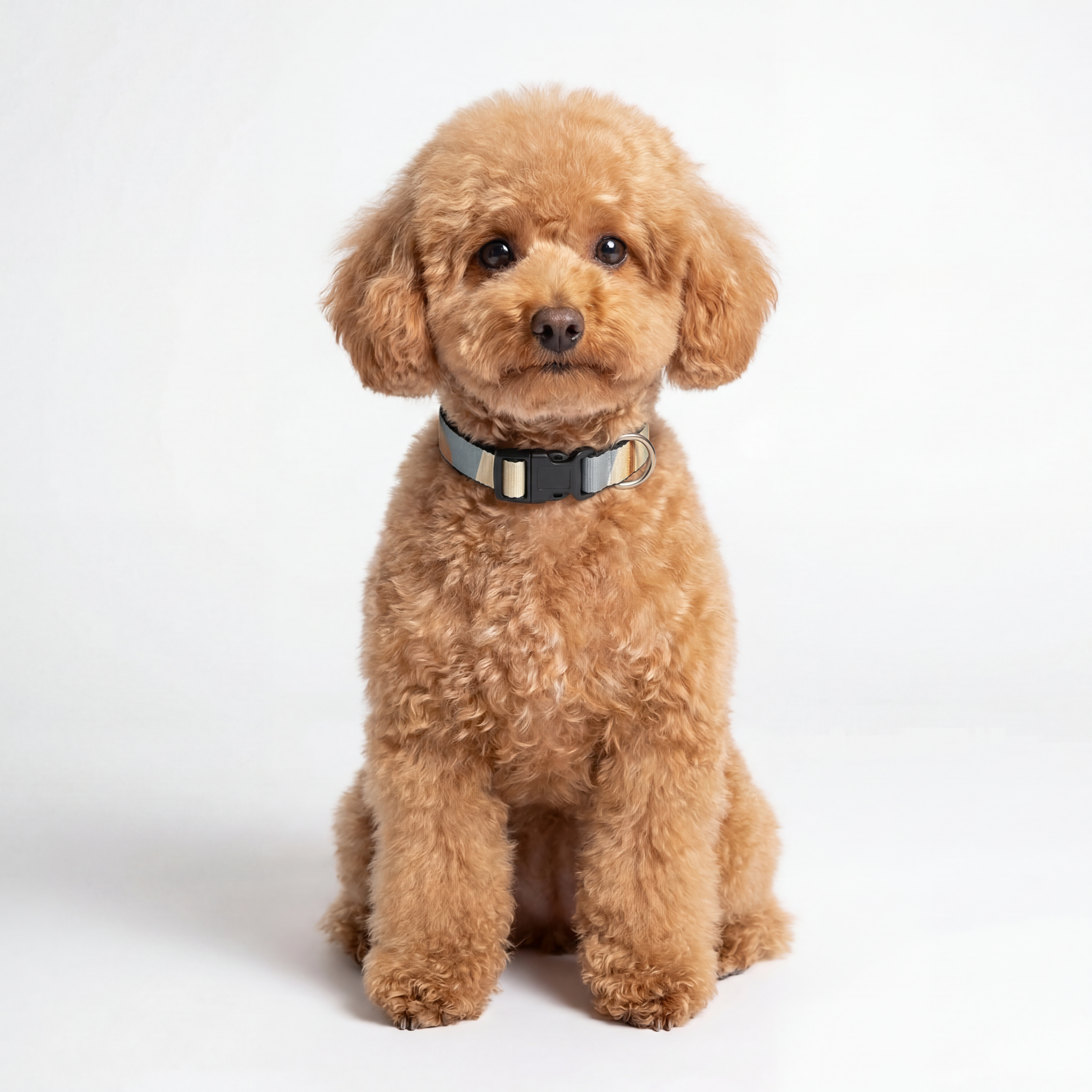 Soft Blue Clip-on Pet Collar - Dog Style