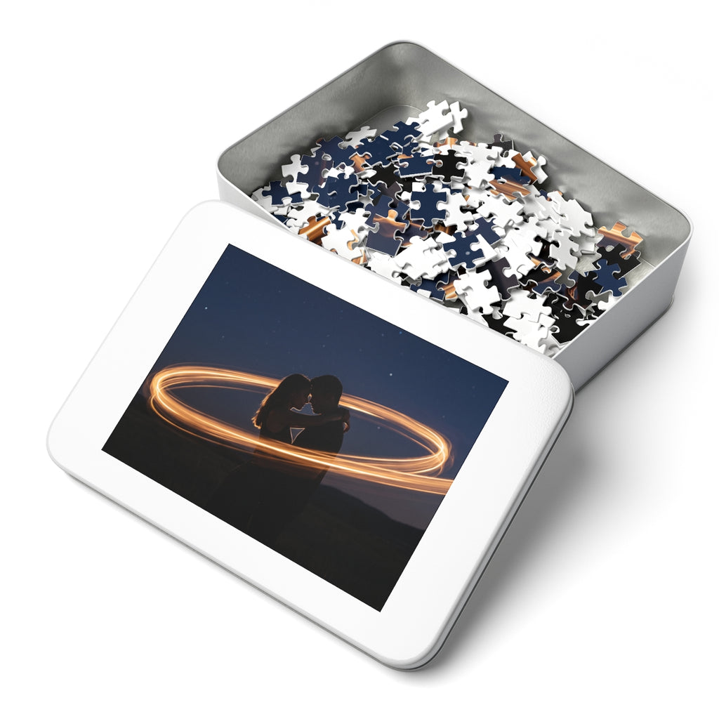 Jigsaw Puzzle with Tin - Midnight Halos (30, 110, 252, 500...