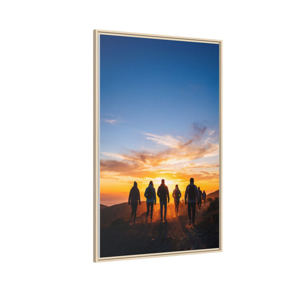 Matte Canvas, Framed - Epic Dawn Trek