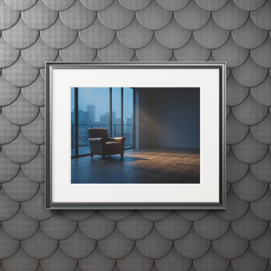 Fine Art Prints - Urban Solitude Leather Armchair Art —... |...