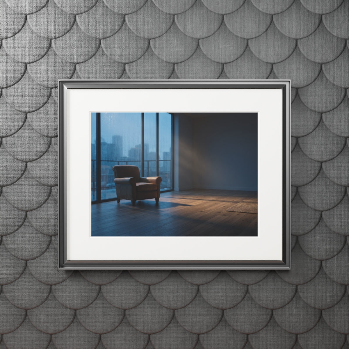 Fine Art Prints - Urban Solitude Leather Armchair Art —... |...