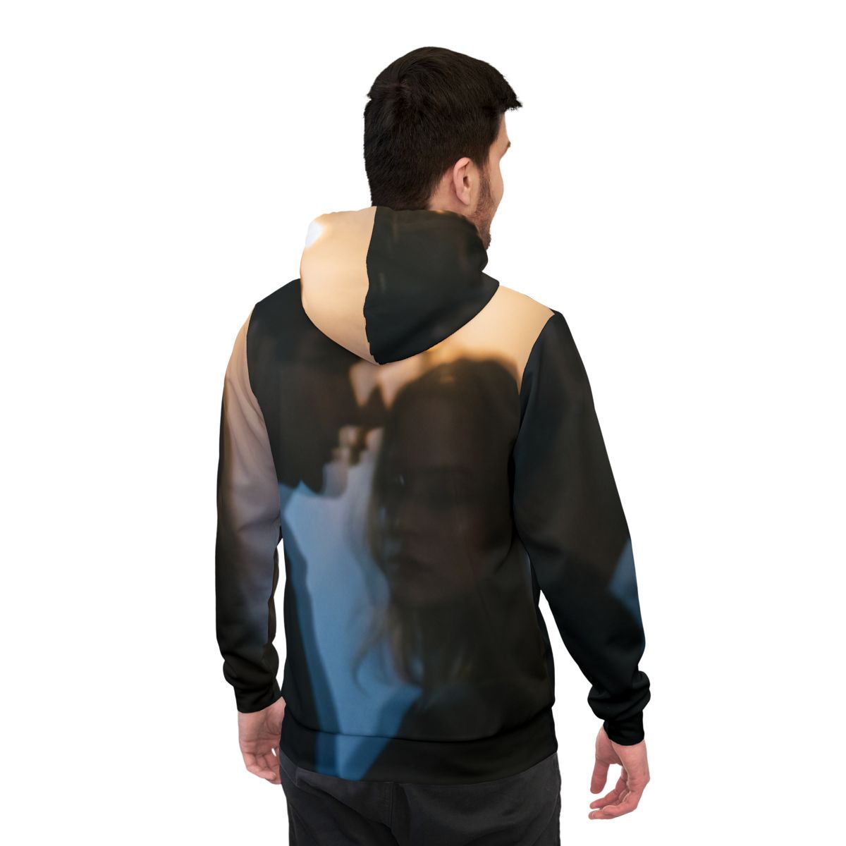 Men's Midnight Shadow Athletic Hoodie - Moody Pullover |...