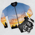 Men's Bomber Jacket - Sunset Trail | Echovira Gallery
